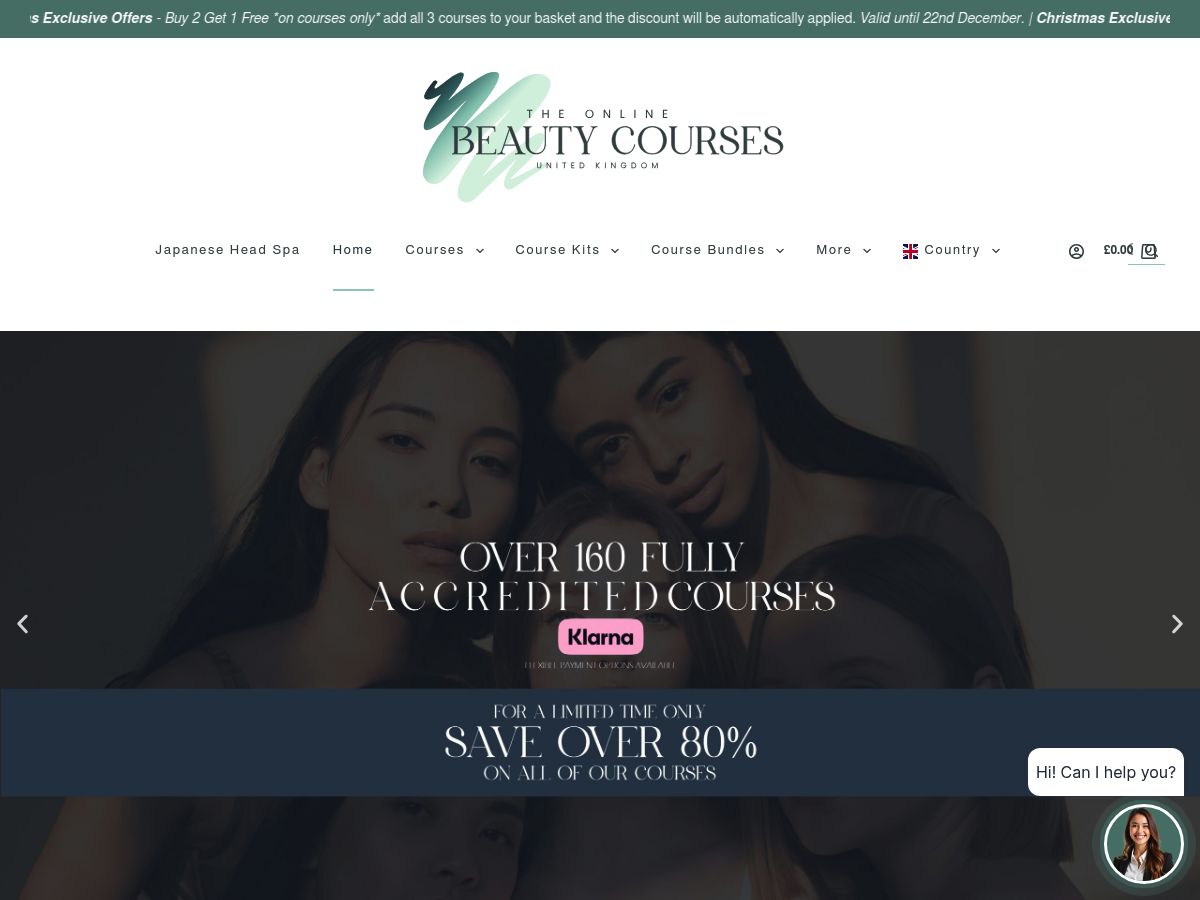The Online Beauty Courses logo