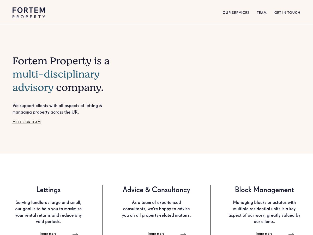 Fortem Property Management logo