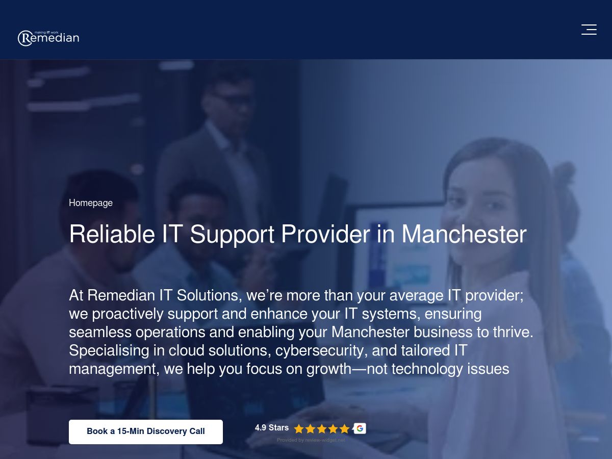 IT Support Manchester - Remedian IT Services logo