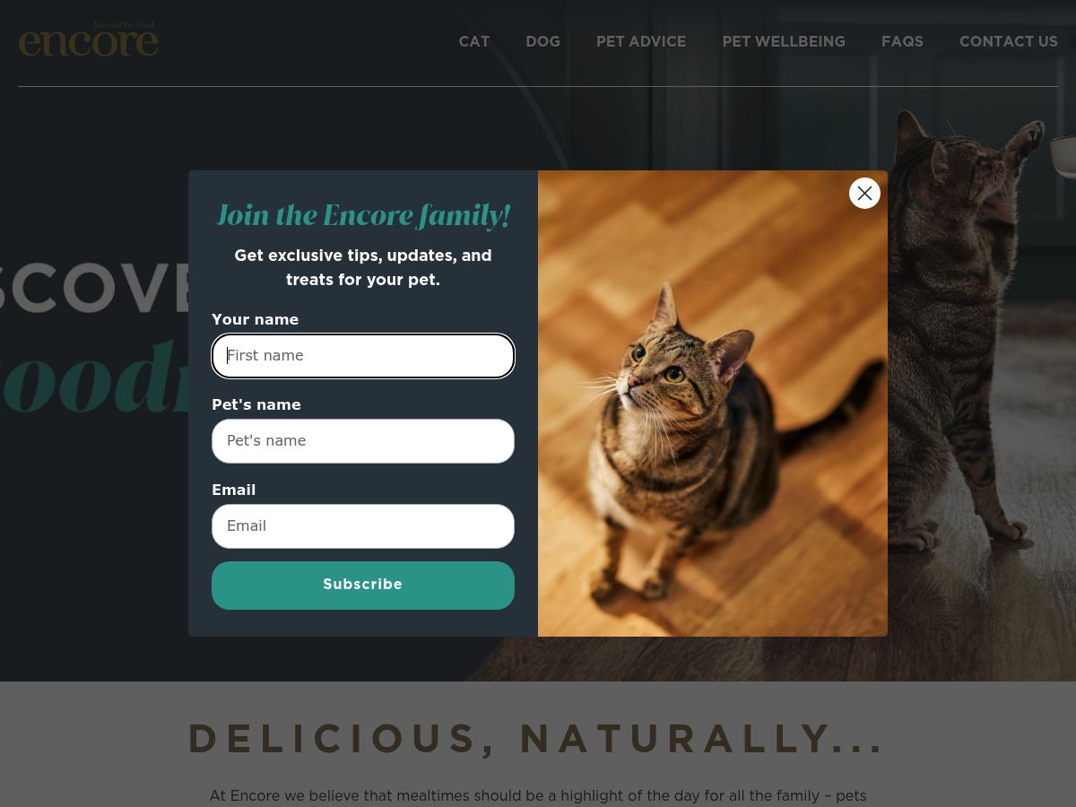 Encore Pet Food logo