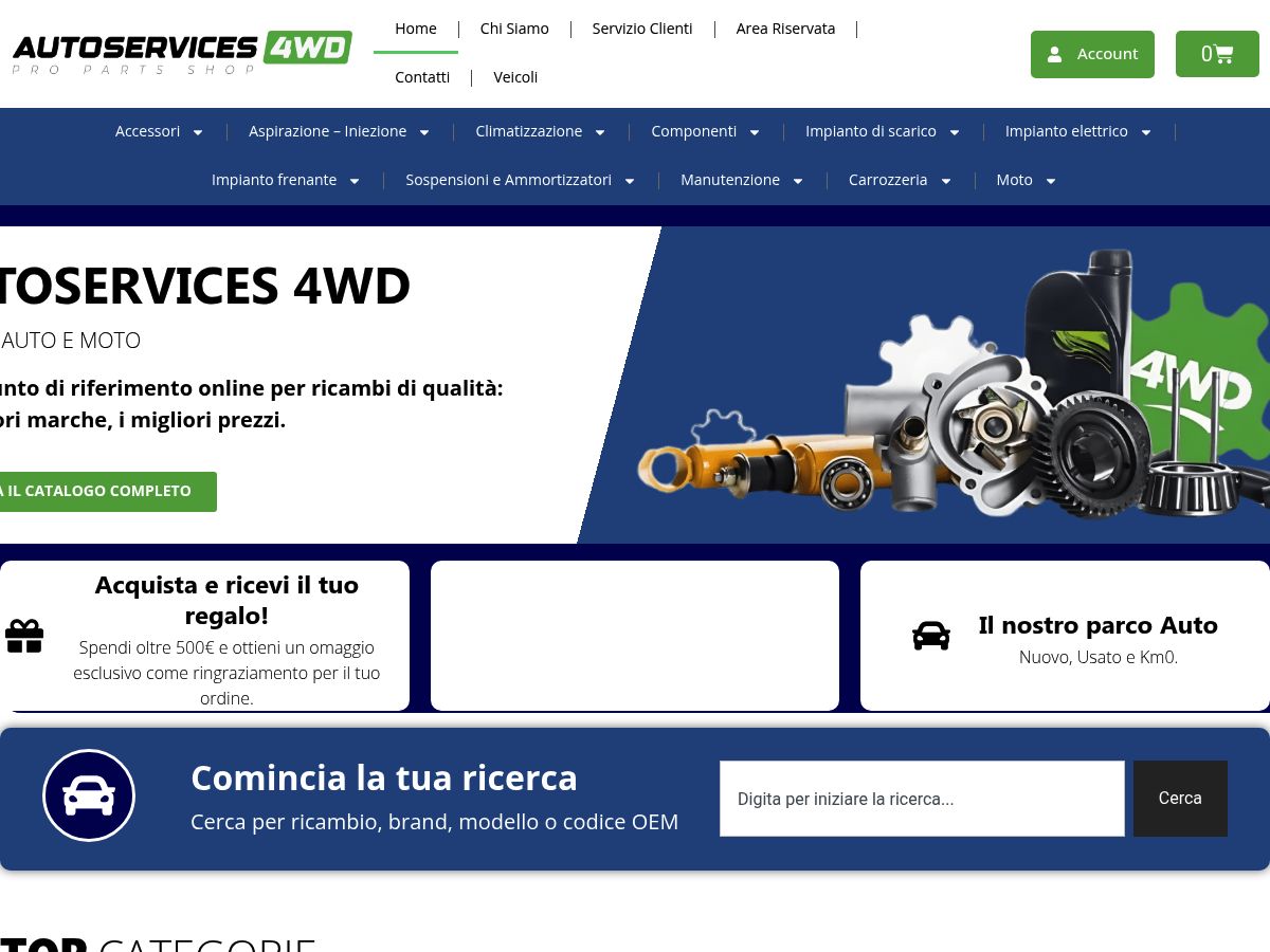 Autoservices 4WD Ricambi  logo
