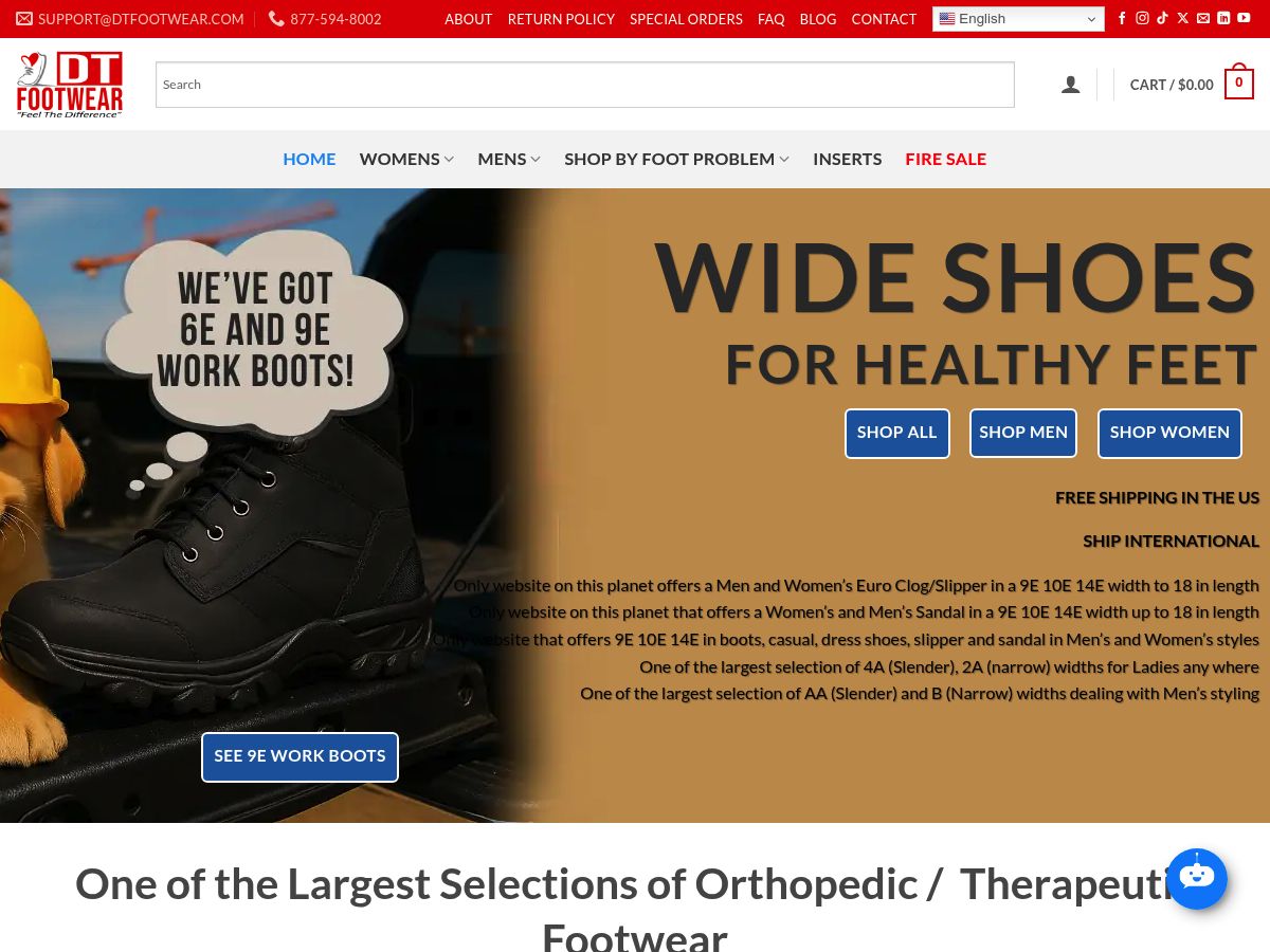 DT Footwear logo
