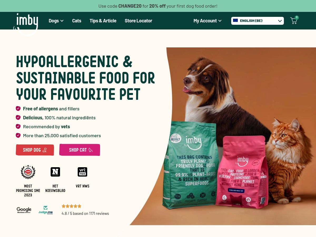 Imby Pet Food logo