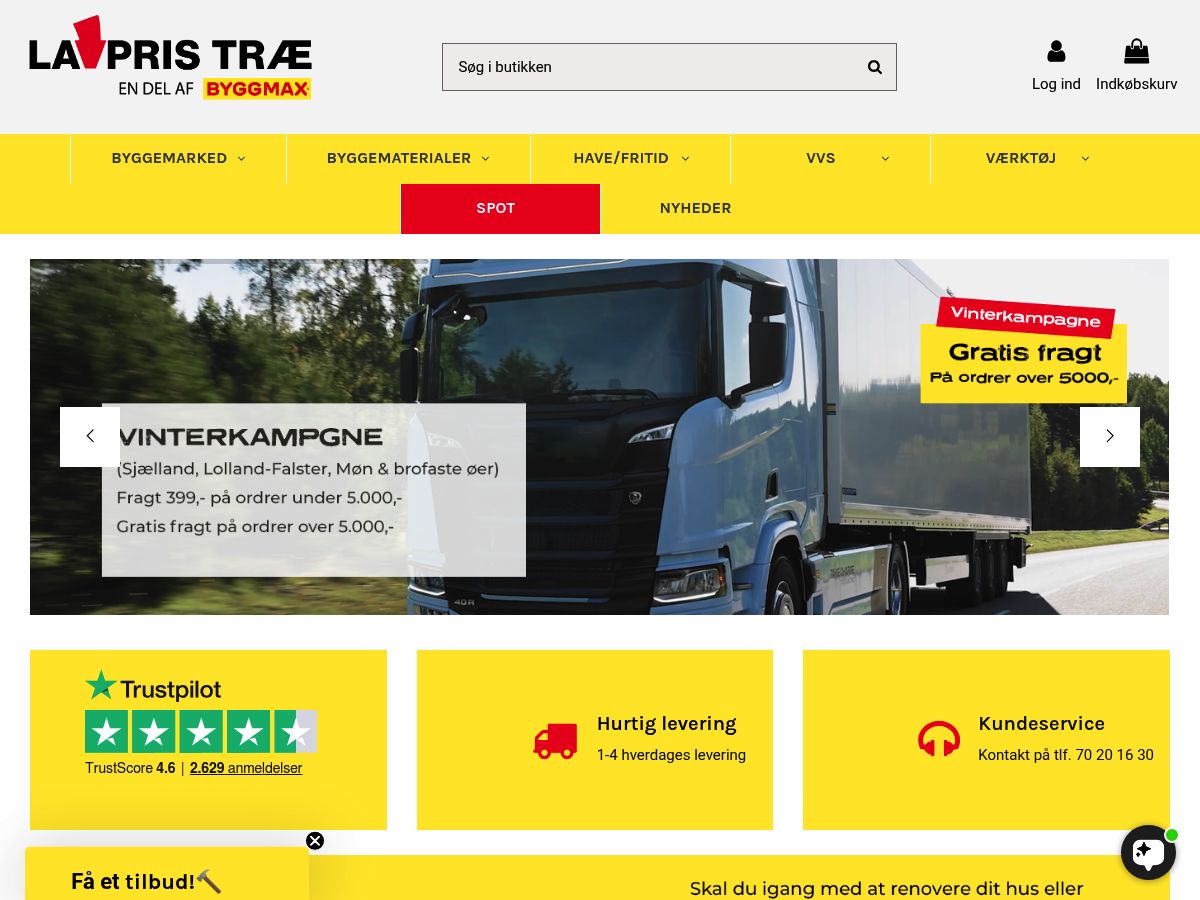 Lavpris Træ logo