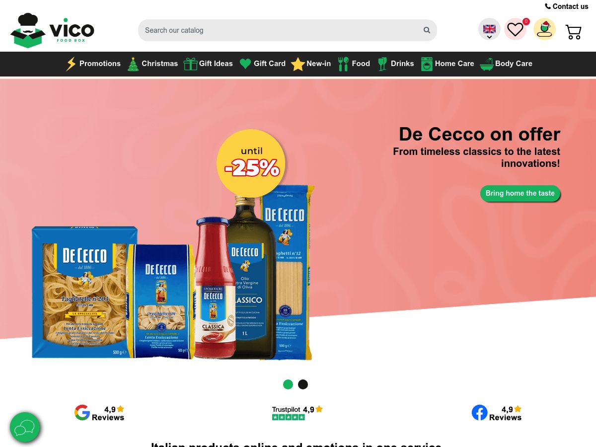 Vico Food Box logo