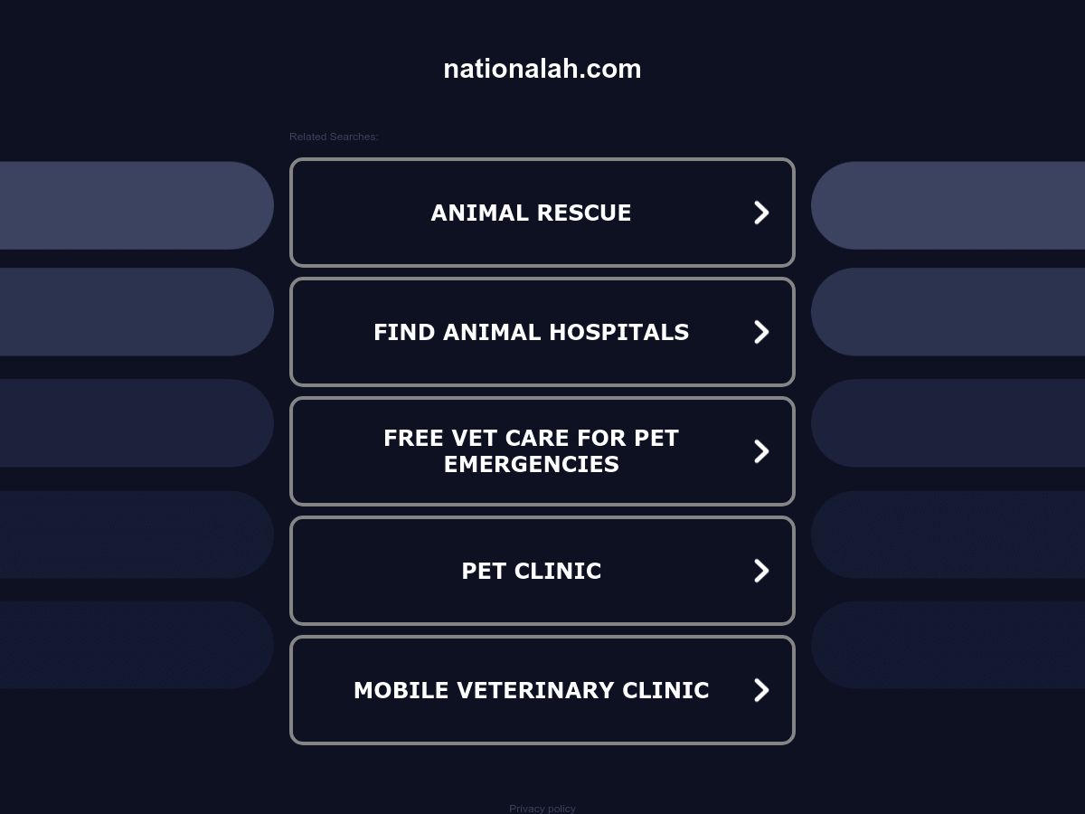 National Animal Hospital logo
