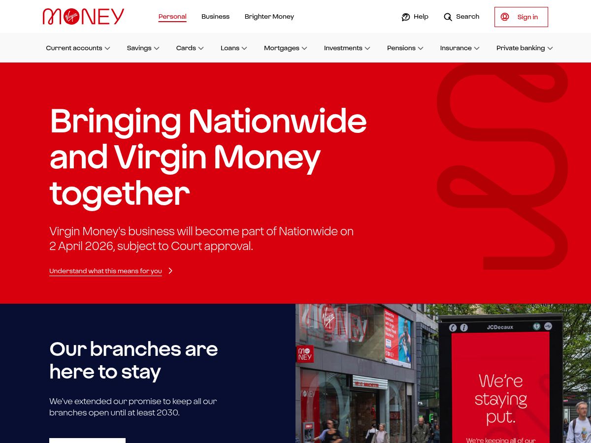 Virgin Money UK logo