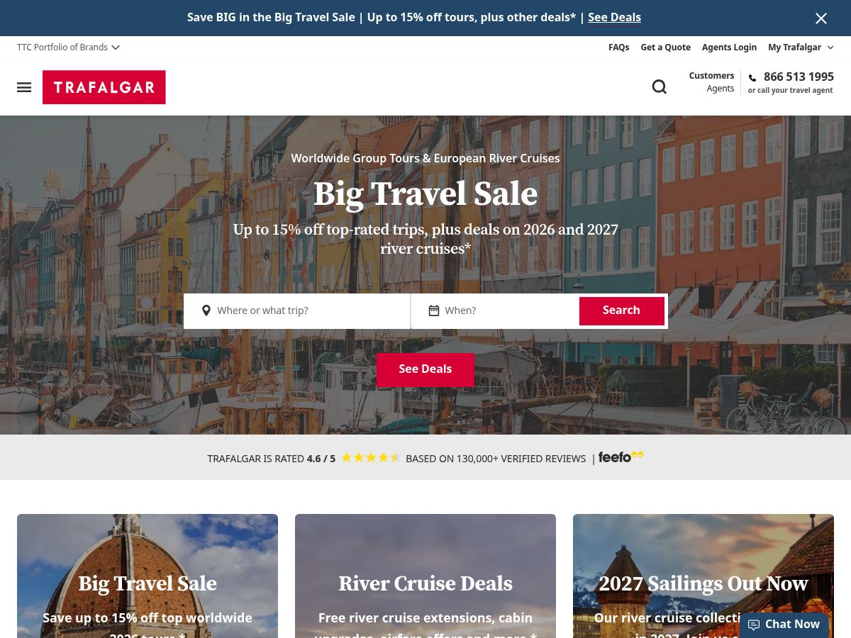 Trafalgar Travel logo