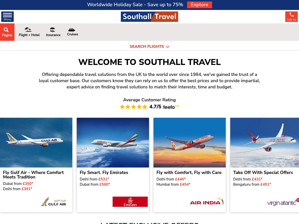 Southall Travel logo