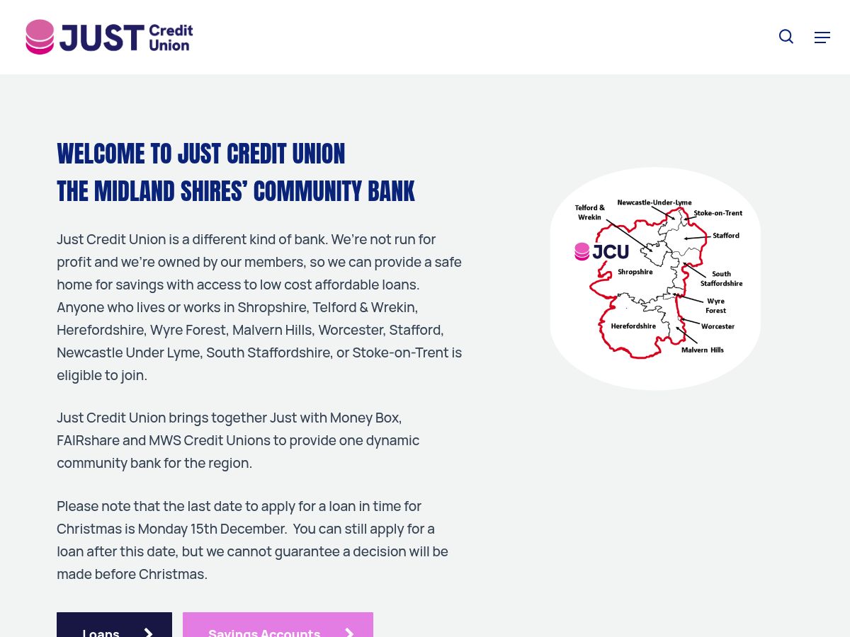 Just Credit Union logo