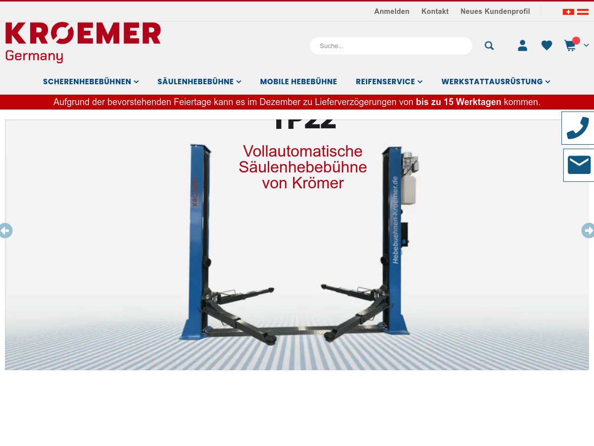 Krömer Hebebühnen logo