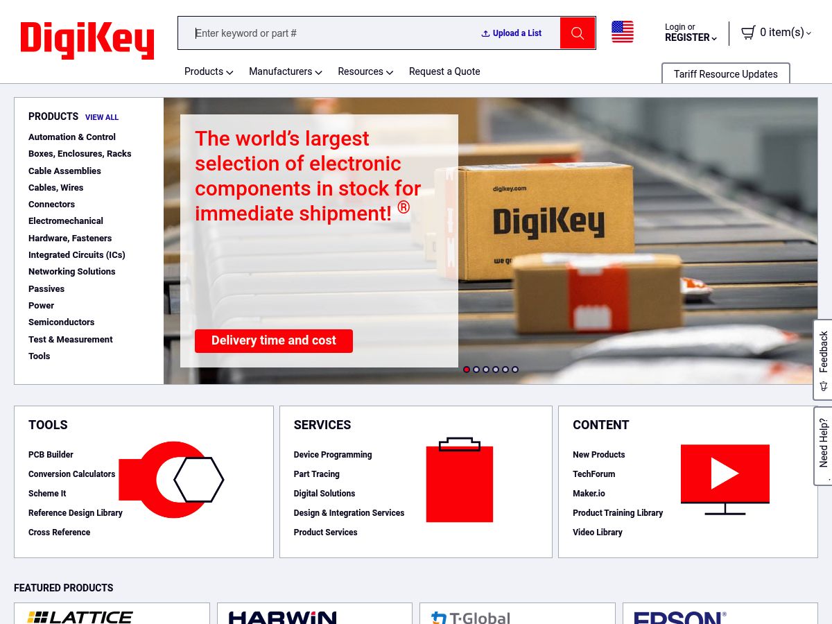 Digi-Key Electronics logo