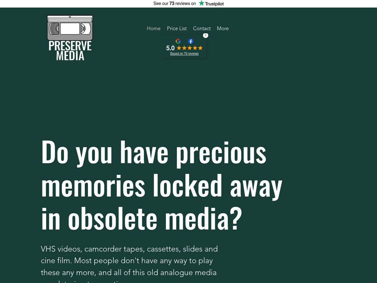 Preserve Media logo