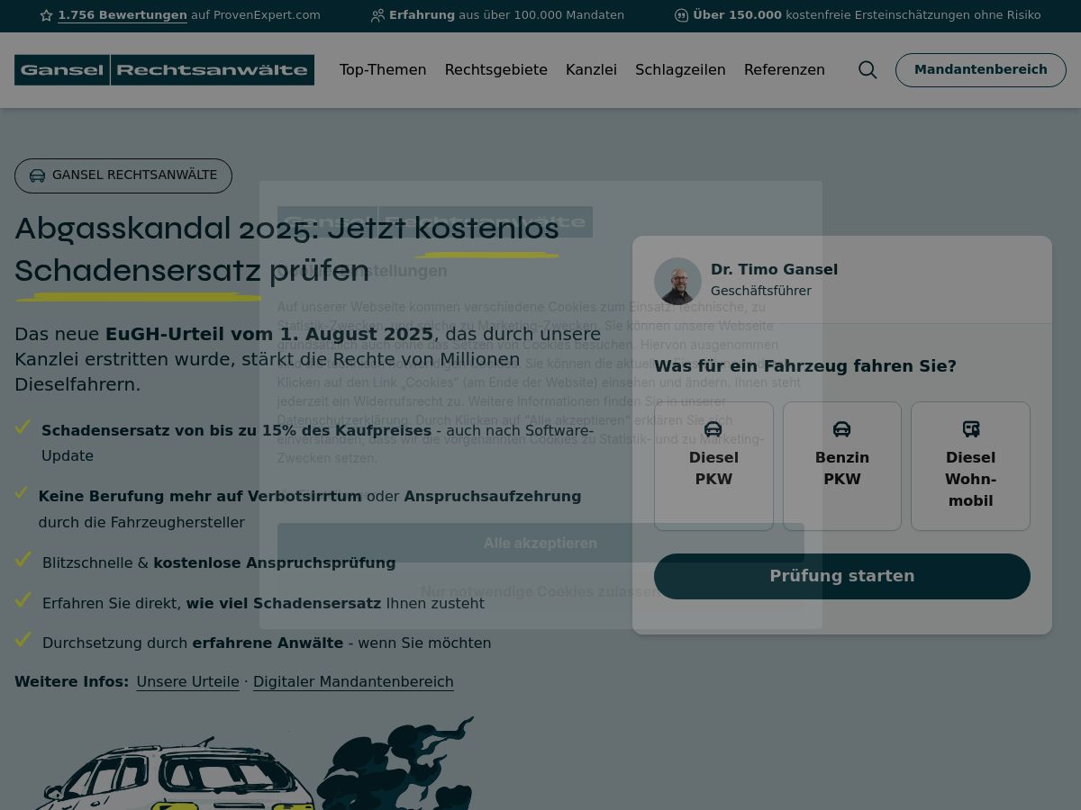 Gansel Rechtsanwälte logo