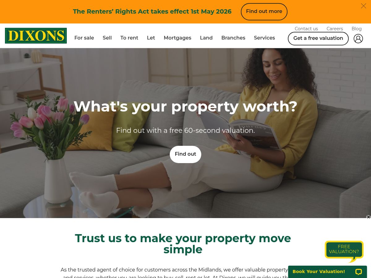 Dixons Estate Agents logo