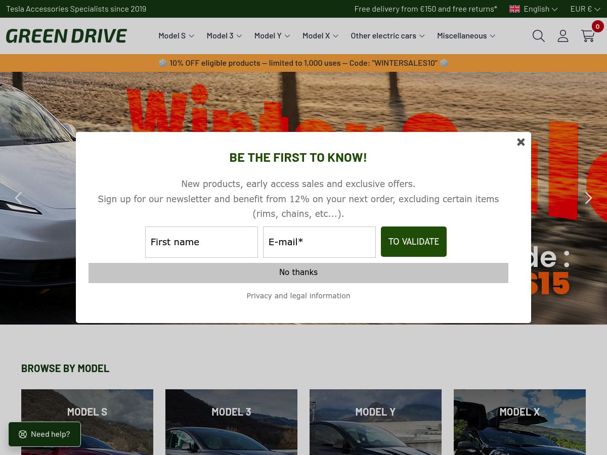 Greendrive - Tesla Accessories logo