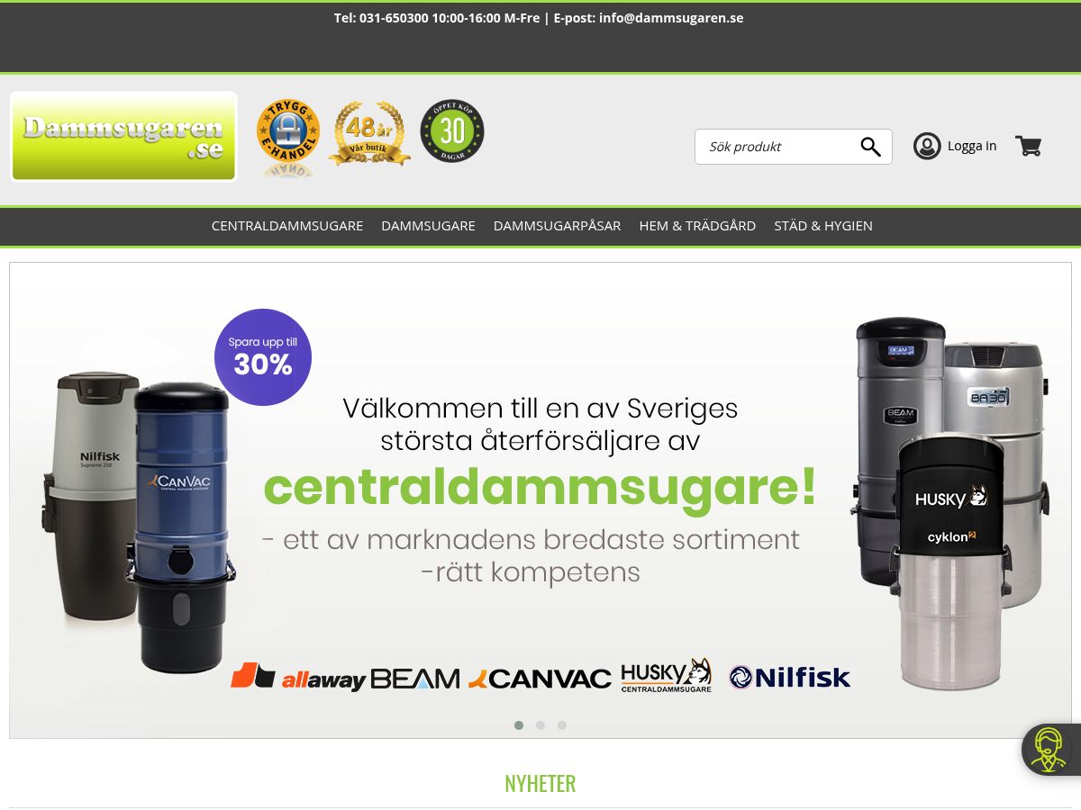Dammsugaren logo